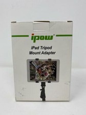 IPOW iPad Tripod Mount Adapter Universal Tablet Clamp Holder Fits Ipad, Ipad picture