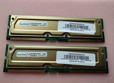 512MB 2x256MB PC800-40 SyncMAX SM256R368A-840 RDRAM NON-ECC RIMM MEMORY Kit 40ns picture