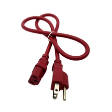 3 Ft Red Power Cable for POLAROID TV 1911-TLXB FLM-3232 FLM-153B picture