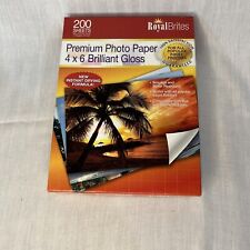 Royal Brites Premium Photo Paper 4 x 6 Brilliant Gloss Inkjet About 190 Sheets picture