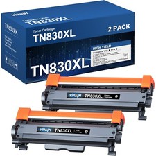 2 Black TN830XL Toner Replacement Compatible Brother TN830XL TN830 High Yield picture
