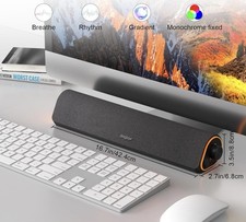 SOULION R50 Bluetooth PCSpeakers RGB LED USB Powered3.5mm AUX Soundbar picture
