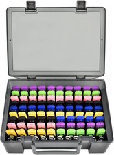 Flash Drive Case USB Memory Stick SD Card Storage Organizer- Holds 104Pcs Thumb picture