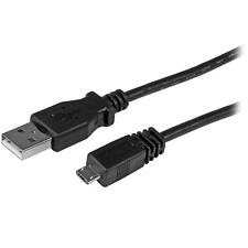 StarTech.com 6.6 ft (2 m) USB-A to Micro USB Cable - USB 2.0 A to Micro B - Blac picture