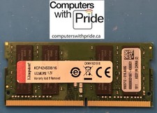 Kingston KCP424SD8/16 DDR4 PC4-2400 16GB Non-ECC picture