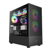 GAMDIAS E-ATX MID TOWER GAMING COMPUTER CASE - BLACK picture