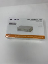 NETGEAR (GS205100PAS GS205) 5 Port Gigabit Ethernet Switch Brand New picture