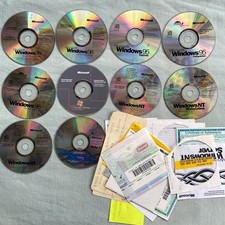 Microsoft PC CD Windows OS 98 SE 95 Upgrade NT Workstation 4.0 SP5 Server 2003 picture