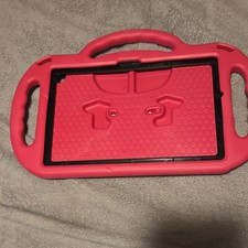 Pink EVA Stand Case with Handle for Tablet, Integrated Stand, Shockproof picture