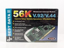 56K Windows Internal Modem V.92/V.44 56HP Best Data Smart Ones 2004 New picture