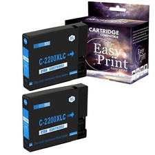 2PK PGI-2200XL Cyan Ink Cartridge for Canon Maxify MB5020 MB5120 MB5320 Printer picture