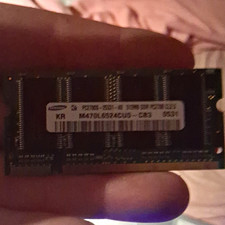 Samsung 512MB DDR2 SO-DIMM PC2-5300S 200-Pin Non-ECC M470L6524CU0-CB3 picture