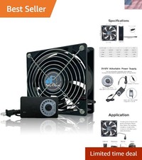 Efficient 120mm Case Cooling Fan with Multi-Speed Control - Quiet & Reliable picture