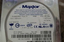 Hard Disk Drive IDE Maxtor DiamondMax Plus 8 40GB 80293248 E-H011-02-3427 picture