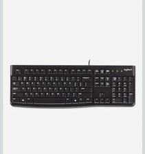 Logitech K120 Full Size 100% Wired Keyboard USB Plug-and-Play Windows - Black picture