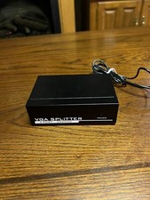 350Mhz 1 PC To 4 Port VGA Video Monitor Splitter Box with AC Adapter picture