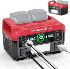 550W Power Station Compatible with Milwaukee: LIVOWALNY Portable Generator picture