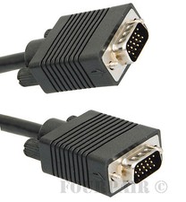 Premium Heavy Duty 10ft VGA SVGA Video Cable Cord Male to Male PC Laptop Monitor picture