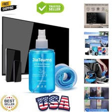 TV Screen Cleaner, Non-Drip Touchscreen Spray with Wiper for CD Disc Laptop P... picture