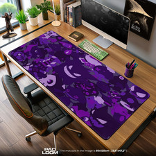 Pokémon Ghost-Type Mouse Pad, Gengar & Haunted Team Desk Mat Accessories picture