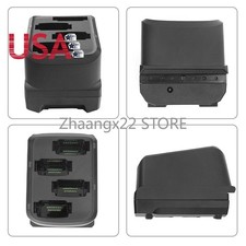 US 4-Bay Battery Charger Cradle Charging Base Kit for Zebra MC9300 MC930B MC930P picture