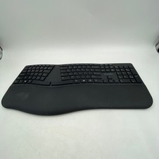 Kensington Pro Fit Ergo Wireless Keyboard Black K75401US Bluetooth Untested picture