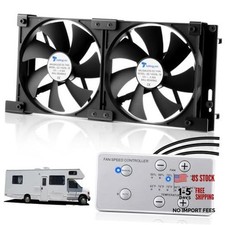 12V RV Fridge Ventilation Cooling Fan, 5.5