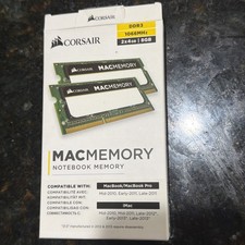 Corsair Mac Memory 4GB (2 x 2GB) PC3 8500 (DDR3-1066) Memory (CMSA8GX3M2A1066C7) picture