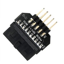 New Panel Plug-in Connector Computer Motherboard USB3.0 19/20pin To USB2.0 9pin/ picture