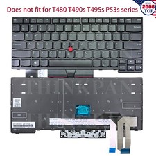 New US Keyboard for Lenovo ThinkPad L380 L390 E480 E485 E490 E495 T480s T490 picture