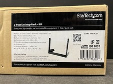 StarTech RK8OD 8U Desktop Rack 2-Post Open Frame 19in New In Box picture
