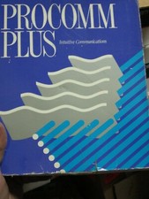 Vintage Procomm Plus Internet Software Box, Manuals & Disks NEW open box 2.0 picture