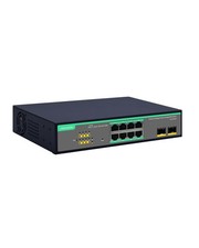 LINOVISION 8 Ports Remote Cloud Managed PoE Switch with 2 SFP Uplink, silver picture