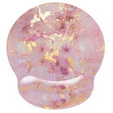Pink Ergonomic Mouse Pad with Wrist Rest, Gaming Mouse Pad with Wrist Support... picture