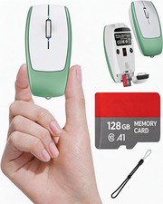Wireless Mini Small Finger Bluetooth Pocket Mouse TF Card Reader USB Travel picture