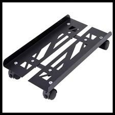 Adjustable Metal Computer Tower Stand with Locking Casters for Office and Gaming picture