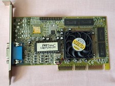 NVIDIA Riva TNT2 M64 32MB SDR 64bit AGP 4x Vintage Retro Graphics Video Card. picture