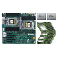 Supermicro H11DSi-NT Motherboard + 2x AMD EPYC 7601 +16x Samsung 32GB 2666V RAM picture