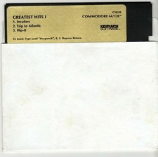 ITHistory SOFTWARE COMMODORE  (1980s) Greatest Hits Invaders  64/128 Keypunch OF picture