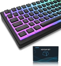 Pudding Keycaps, PBT Shine Through Keycaps 165 Keys Set Custom Key caps Set O... picture