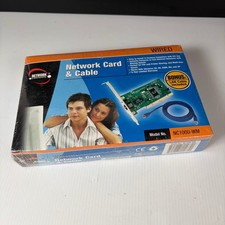 Vintage Network Everywhere NC100U-WM Network Card & Cable 10/100 PCI Ethernet picture