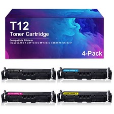 4 Pack T12 Toner Cartridge  Compatible foh i-SENSYS X C1333i C1333iF C1333P picture