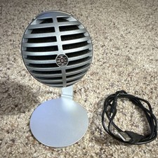 Shure MV5 USB Cardioid Desktop Microphone w/ Adjustable Stand, Silver/Gray picture