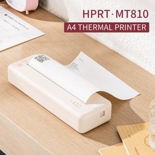 HPRT MT810 Portable A4 Paper Printer Wireless BT w/ Paper Rolls for Travel XNJZ picture
