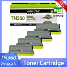 4PK Black TN360 Toner Cartridge For Brother MFC-7345N MFC-7440N MFC-7840W 7320 picture