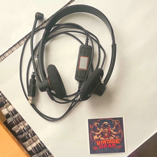 Sennheiser EPOS SC 60 USB ML On-Ear USB Headset Boom Mic Mute/Volume Black Works picture