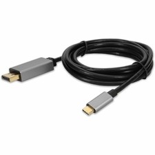 AddOn 6ft USB-C Male to DisplayPort Male Adapter Cable with Aluminum Housing picture
