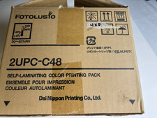 Fotolusio 2UPC-C48 Self Laminating 4x8 Color Print Pack DNP SnapLab NOT FULL SET picture