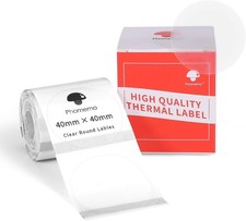 6 Roll Phomemo Thermal Label Self-Adhesive Sticker Paper for M110/M100/M220/M108 picture