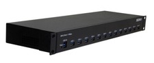 SEDNA - 19 Inch 1U Rack Mount 13 Port USB 3.2 Gen II Hub (10Gbps) picture